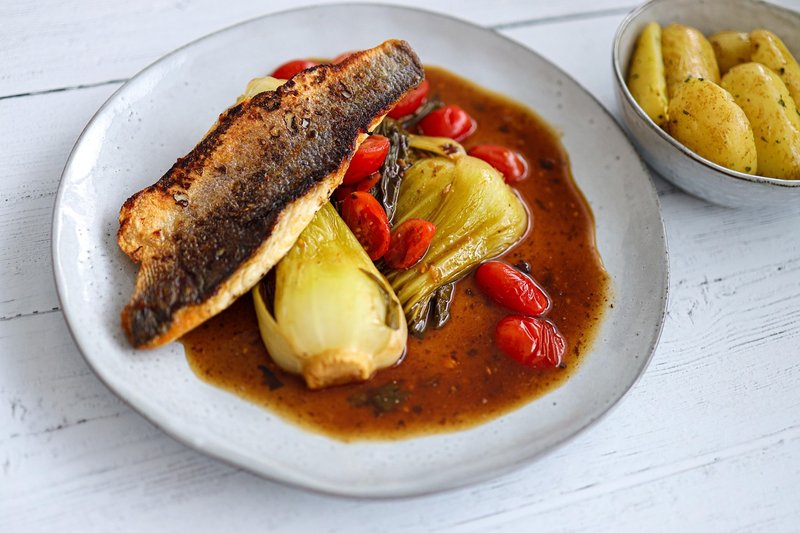 Jean-Georges Vongerichten’s Seared Wild Sea Bass